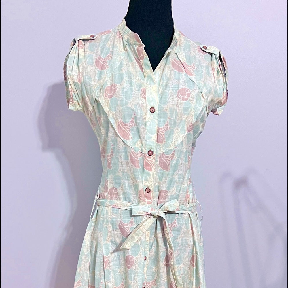 DKNY Jeans Cotton Floral dress Beach Summer dress Size S